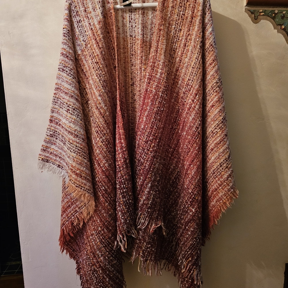 Steve Madden Multicolor Knit Shawl